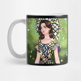 Stained glass dress Mug